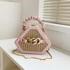 Niche Fashion Chain Straw Bag Portable Messenger Bag