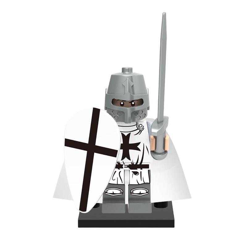 Premium Plastikbausteine Spielzeug X0164 Antike Römische Spartanische Kreuzfahrer Figuren Set X643-650
