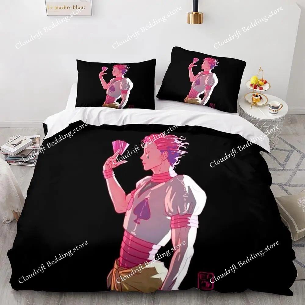 Hunter × Hunter Bedding Set Single Twin Full Queen King Size Bed Set Adult Kid Bedroom Duvet Cover Sets 3D Print Anime Bed Sheet