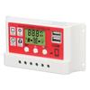 Solar Charge Controller PWM Lithium Battery Photovoltaic Charge Regulator LCD Display 12V24V20A