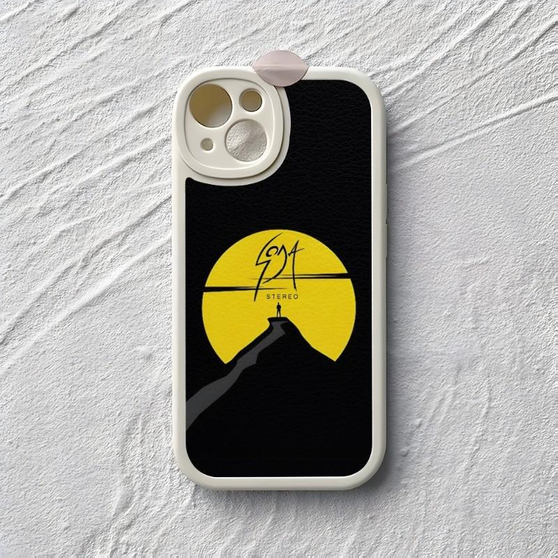 SODA STEREO Band Phone Case For Iphone 15 14 12 13 Pro Max 11 Mini X Xr Xs Puls Lambskin Silicone Cover
