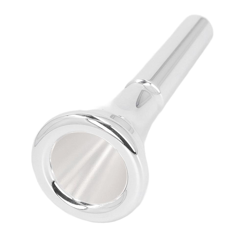 Mundstück für Waldhorn Metall Versilbert Standard Waldhorn Mundstück Ersatz für Anfänger