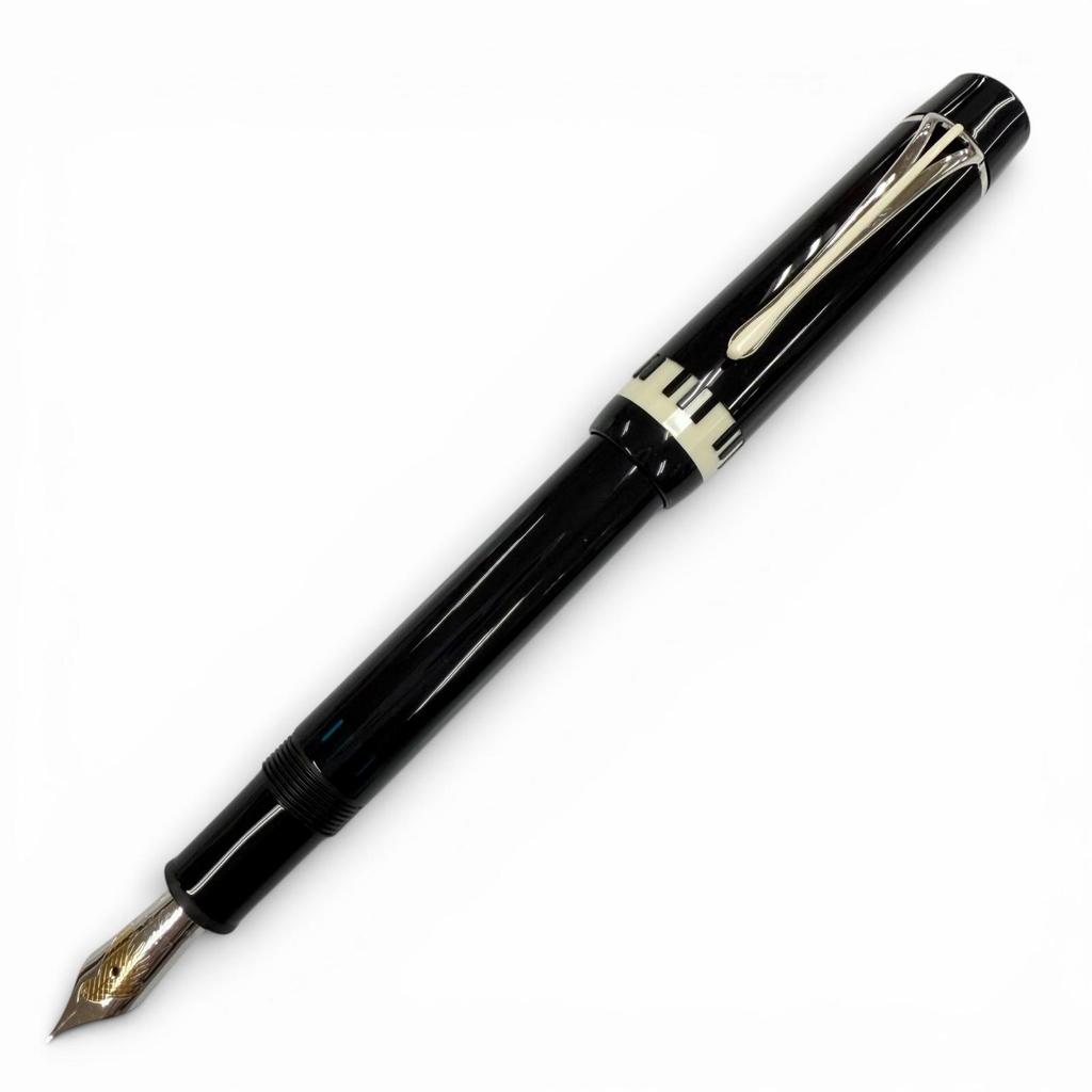Excellent MONTBLANC fountain pen Donation Pen Herbert von Karajan black 18K mens Used