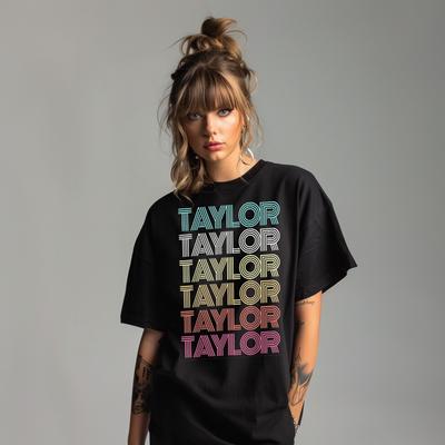 Vintage Retro Taylor Eras Tour T-Shirt Konzert Unisex Damen Oversized Shirt Top