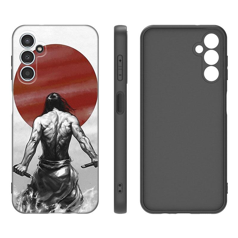 Red Sun Japanese Anime Phone Case For Samsung A13 A22 A24 A32 4G A34 A35 A52S A53 A54 A55 A73 5G A12 A14 A15 A31 A33 A50 A51 A72