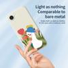 For iPhone 16e Case Cartoon Duck Pattern Printing Straight Edge TPU Phone Back Cover
