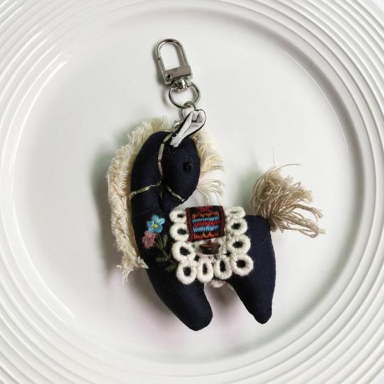 Breloc Pandantiv Geantă Bumbac In Cârlig Cal Farmec Vintage Rucsac Școlar Inel Chei Accesorii Geantă Portabile