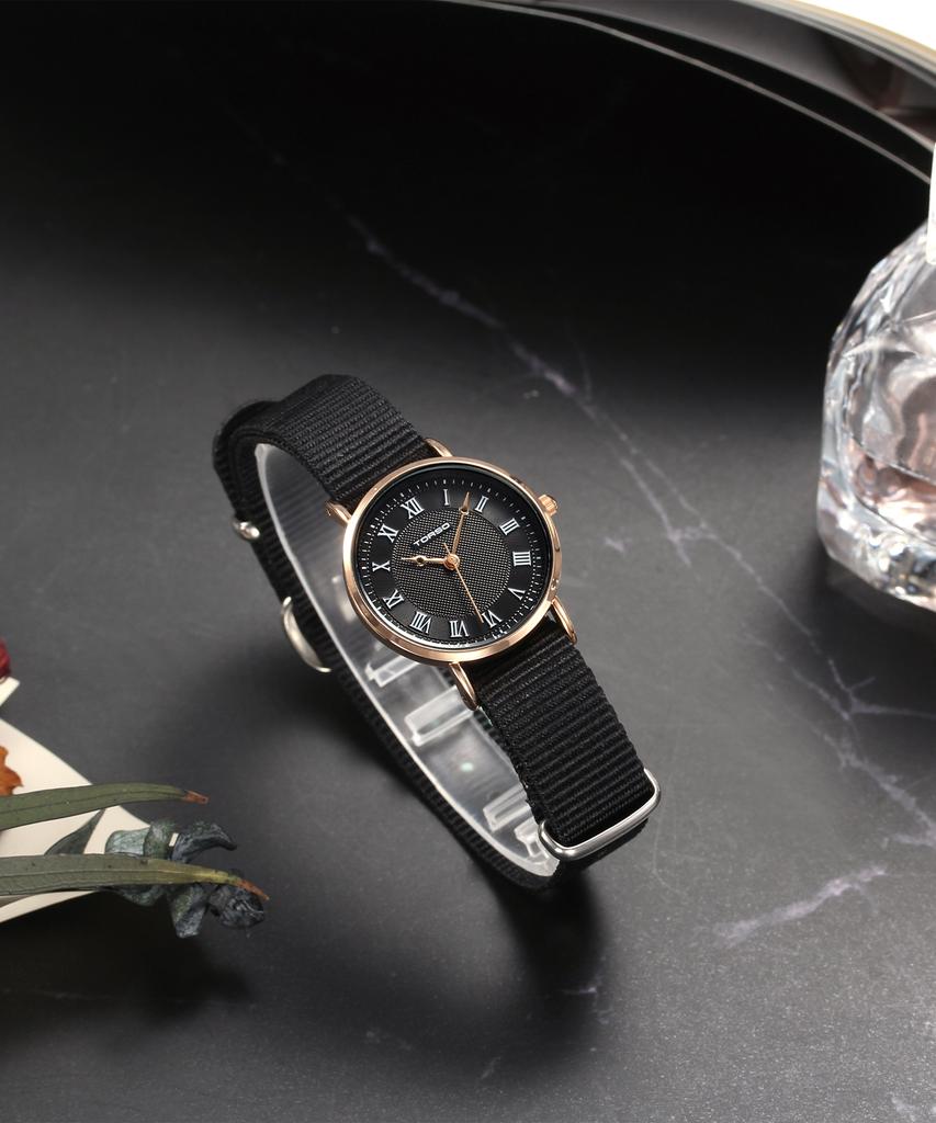 Toleuso T107F-Nato-Classico Quartz Women'S Nato Watch