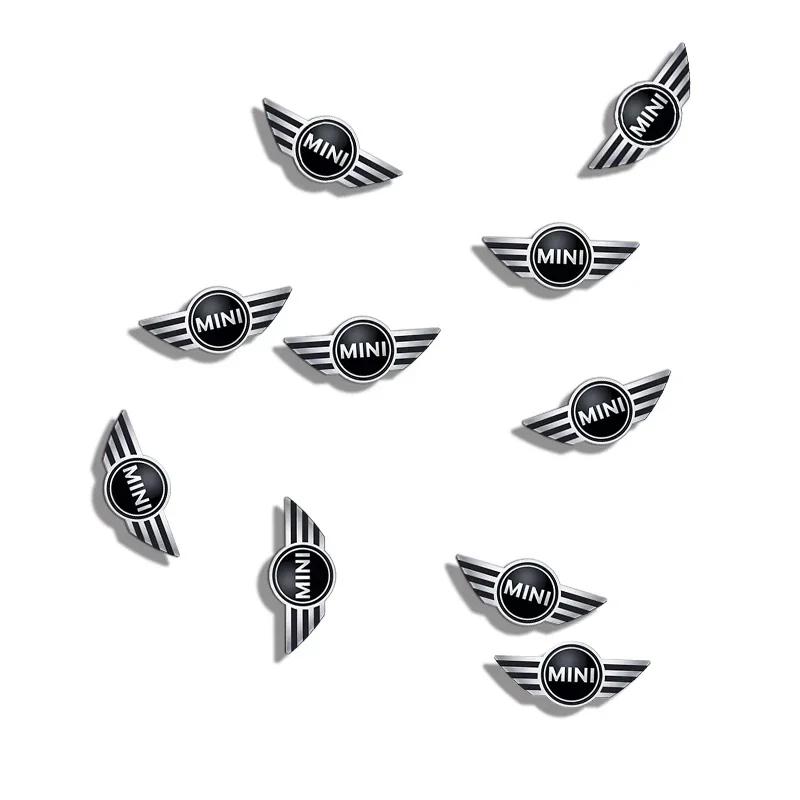2/5/10Pcs 21MM Aluminium Metal Car Key Badge Stickers For Mini John Cooper R56 F56 Countryman R60 F60 Clubman F54 R55 Coopers s2