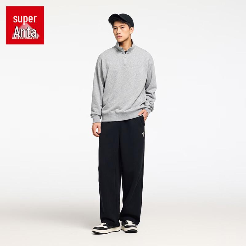 Anta SOFT Men's Half-Zip Pullover Sweatshirt