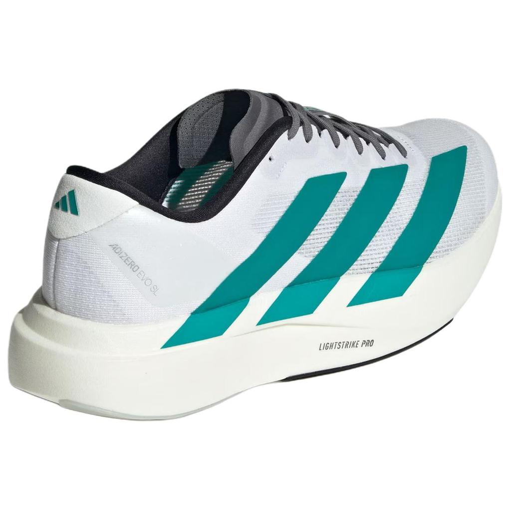 New Adidas Adizero Evo Sl White Pure Teal JS4487