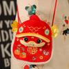 Chinese Style  Snake Year Red Envelopes Traditional Blessing New Year Lucky Money Bag Plush Hongbao Shoulder Pouch
