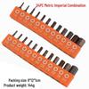 24-Piece S2 Alloy Steel Hex Bit Set with 25mm Red-Tipped Electric Screwdriver Bits and Storage Strip