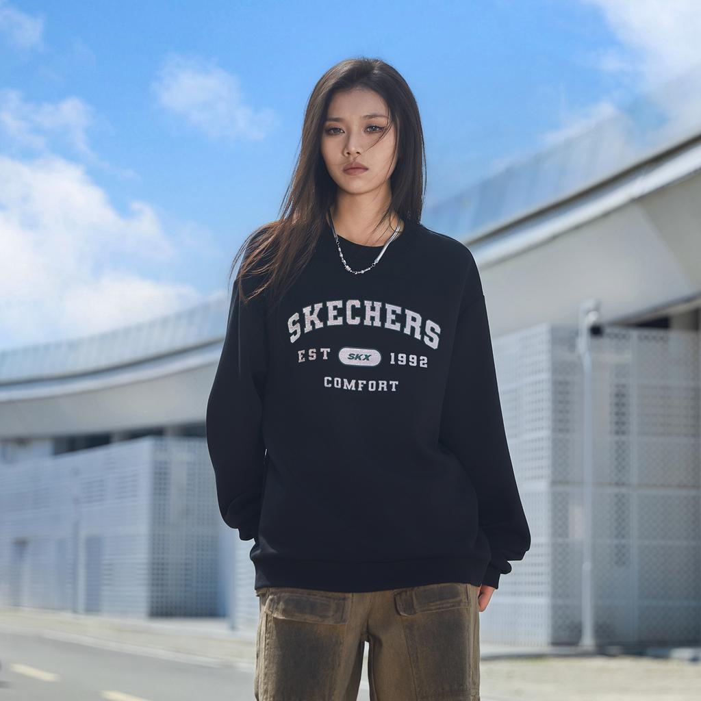 Skechers Sweatshirts Unisex Crew Neck Moderate Regular L225U176
