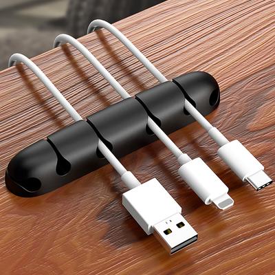 Silicone Cable Clips Cord Holder Organizer for Desk Home Office USB Cable Management Durable StylishGood Product