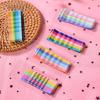10Pcs Girl Rainbow Magnoloran Wavy Bobby Pins Hair Clip Hairpin Hairdressing
