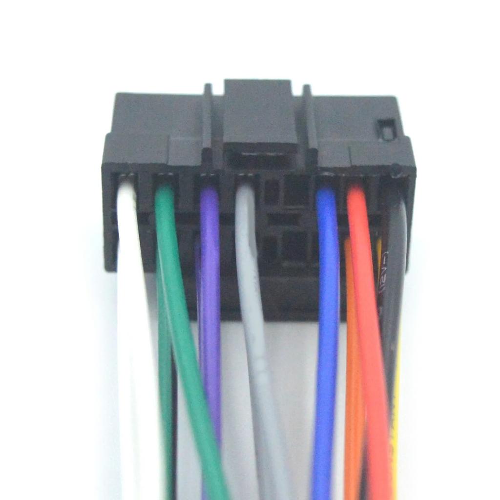 Car Stereo Radio 16 Pin Male Plug for Sony JVC Radio Music Player Cable Audio Player Adapter Wiring Harness Connector