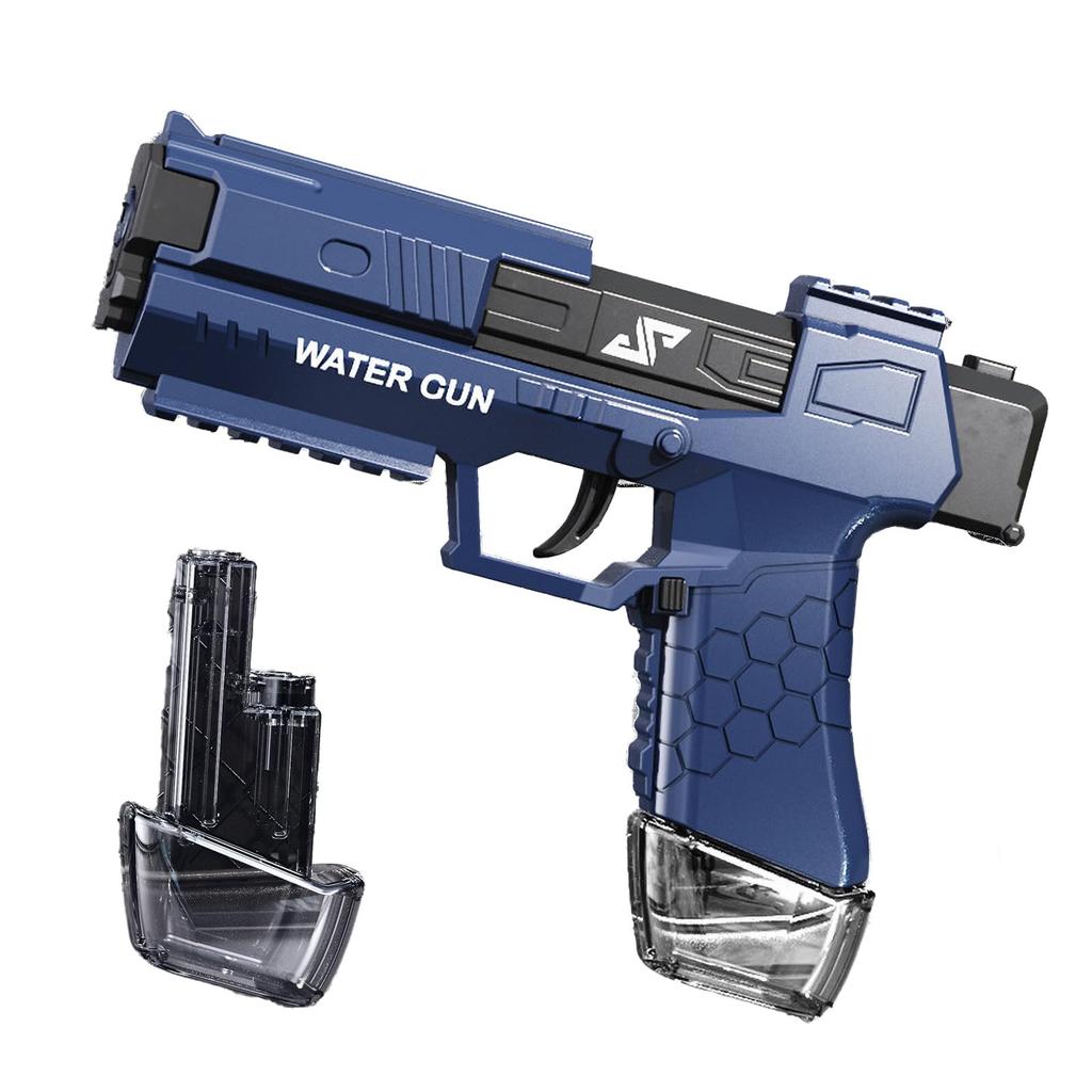 Detachable Magazine Water Gun: With its innovative design, ease of use, and realistic loading experience that allows for easy water refilling, it's