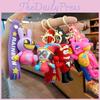 Magical Digital Circus Keychain Colorful Cartoon Rubber Bag Charm Cute Accessories