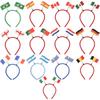 4pcs Matching Soccer Championship Headbands Comfortable Design Headddress For Game Night Parties Decoration
