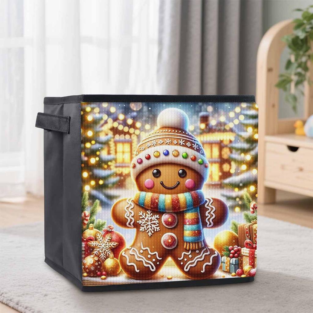Little Biscuit Figure 5D Diamond Painting Storage Basket Full Round Drill Mosaic Diamond Embroidery Cross Stitch Kits Home Decor Home Decor