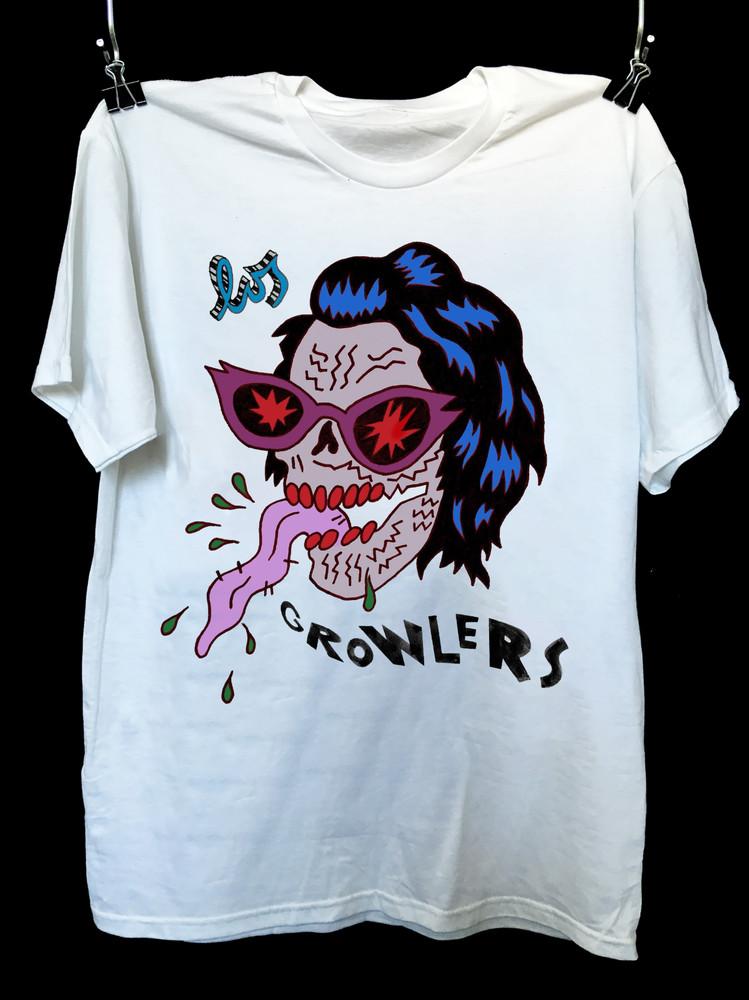 Los Growlers Skull Graphic T-shirt