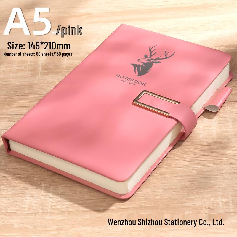 Personalized A5 Business Notebook with Logo - Thick Notebook for Office, Meetings, and Diary Use