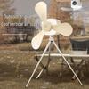 Portable Rechargeable USB Fan with Remote Control for Dorm, Bed, Outdoor, and Camping Use
