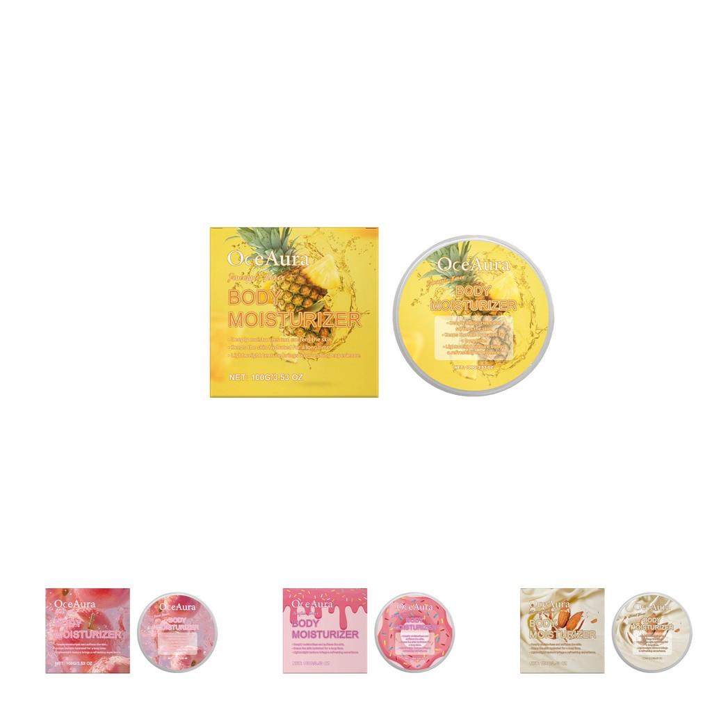 Oceaura Cream Moisturizing Series Revitalizing Hydrating Cream For Soft Glowing Skin Pineapple 100g