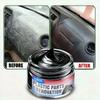 Car Black Plastic Trim Restorer Renovation Cream for Faded Bumper Dashboard UV Protection