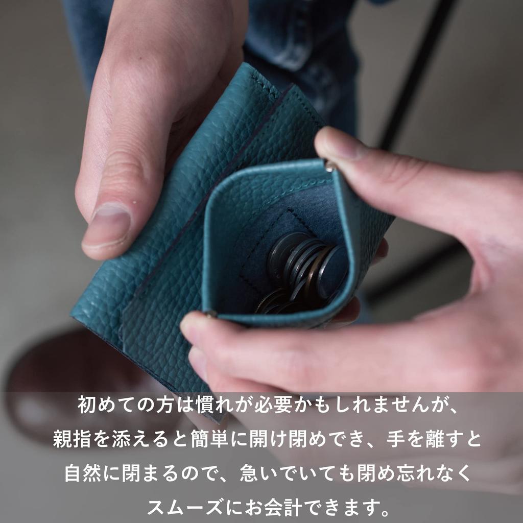 Geldbörse mit gepolstertem Münzfach für Herren und Damen aus echtem Leder der Marke [TAVARAT] [Begrenzter Vorrat, Auslaufmodell] [TAVARAT] Japan, Kompakt,