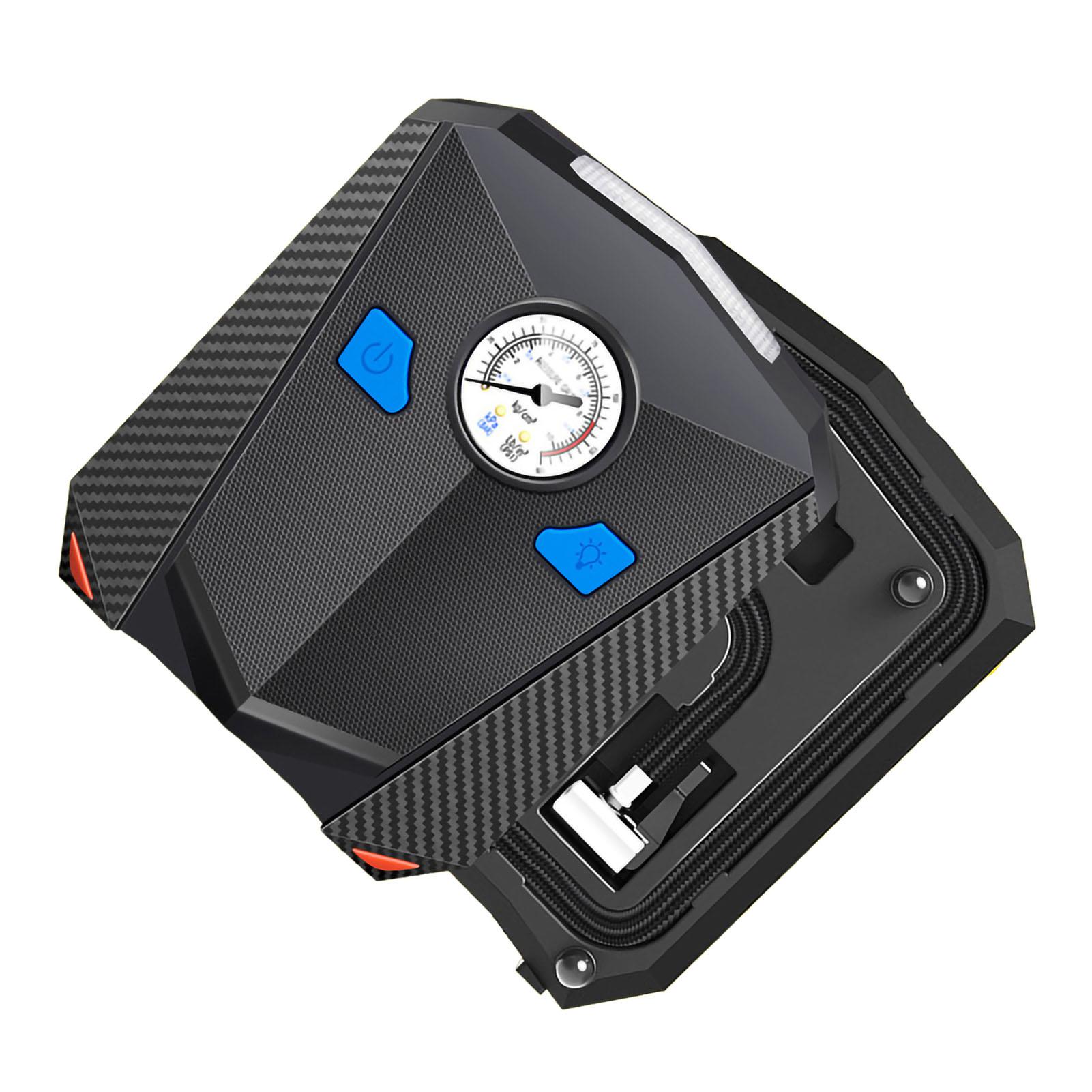 

Car Tire Inflator Pump Portable Air Compressor with LED Light for SUVs Vans Motorcycles Trucks Type 1