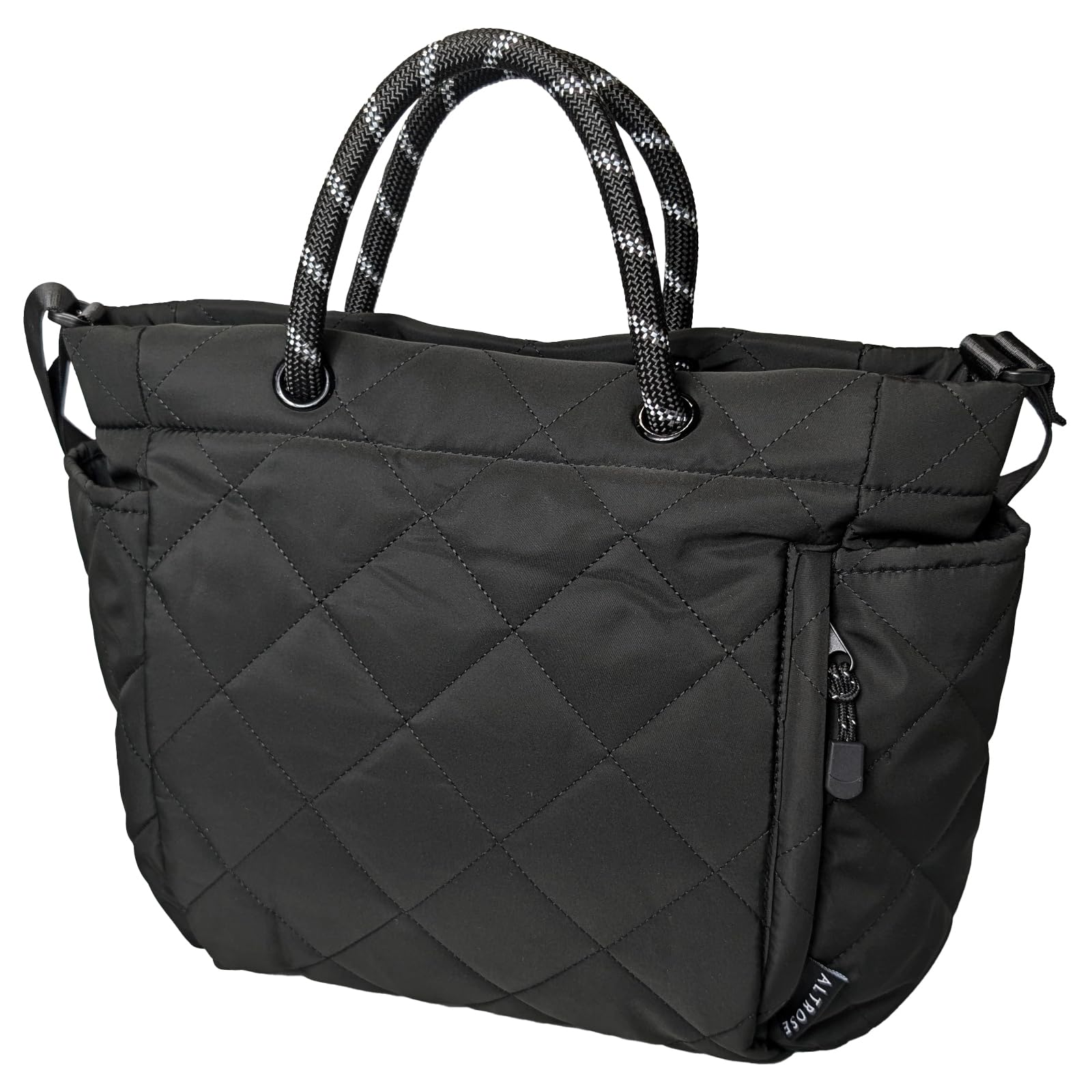 

Nylon Tote Lightweight Large Large With Outdoor Tote Shoulder School R51 Black [Cross Marbury] Women s Bag, A4, Capacity, Commuting, Travel, 2-Way, чорний