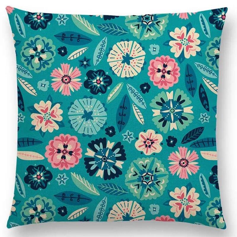 Kissenbezug Heimdeko Niedliches Blumenkissen Designer Hochwertig Sofa Wohnzimmer