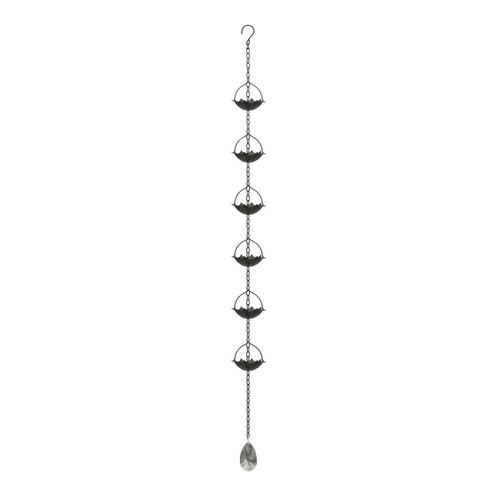 Rain Chains Gazebos Display Outside Collector Cup Awnings Backyard Home Divert Water Rain Catcher Chain Replacement Downspout