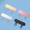 Stainless Steel Phone Lanyard Patch Clips Ultra-thin Phone Lanyard Connecter Metal Gasket