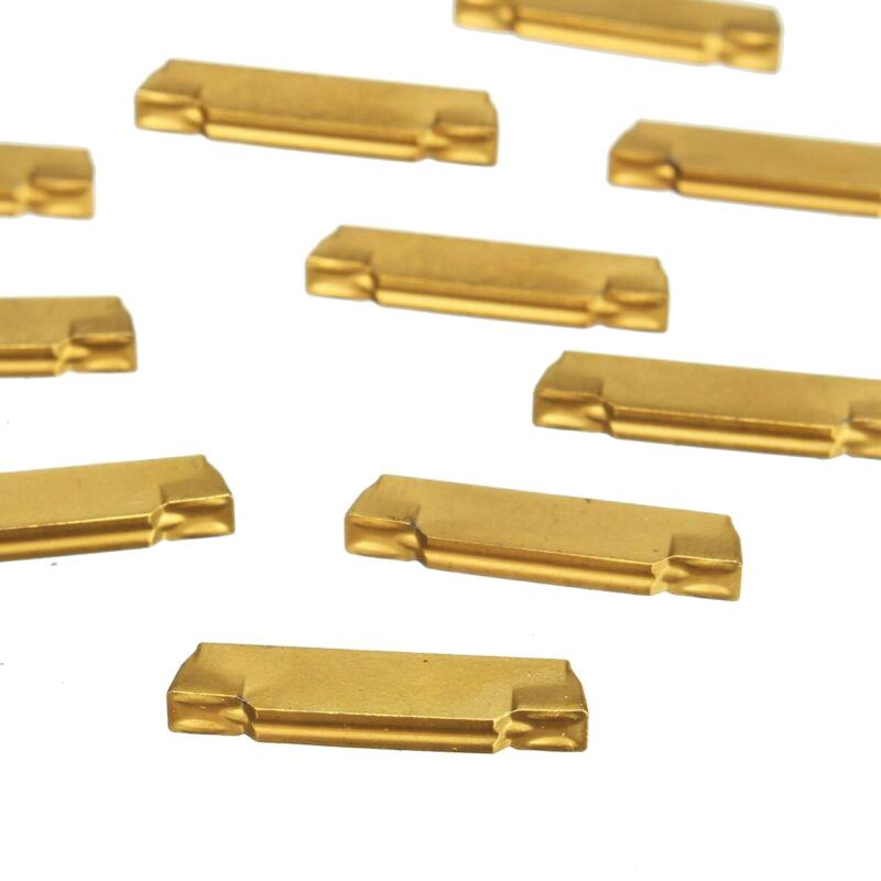 10 pcs MGMN200G Carbide Inserts 2mm Width for MGEHR MGIVR Grooving Cutters Compatible with Various Materials Including Steel