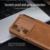 NILLKIN Qin Flip Leather Case for Samsung Galaxy Z Fold 5 with S-Pen Pocket Slide Camera Lens Cover Full Protection Phone Case