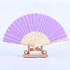 Handheld Fan Blank Folding Fan DIY Wedding Decoration Bamboo Hand Held Fan Craft