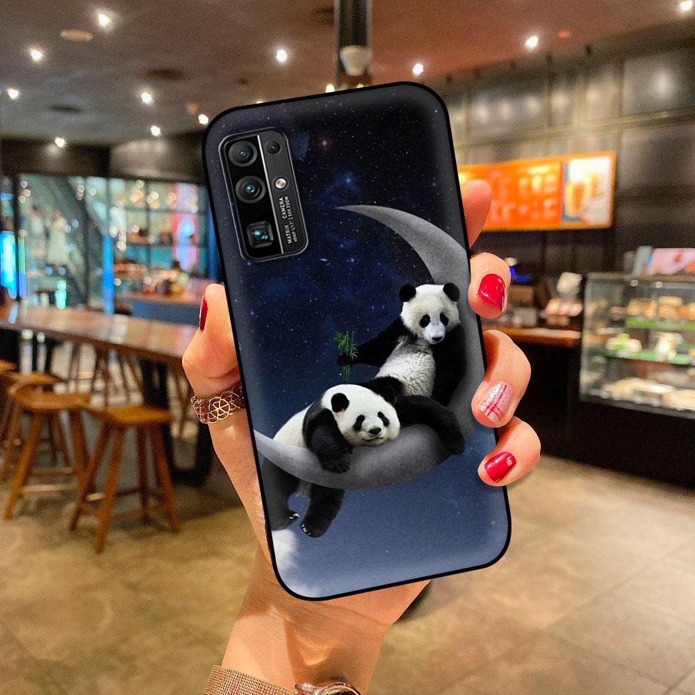 Case For Huawei P30 Lite P Smart Z Y6 Y7 2019 P40 Pro P20 Honor 9X 8X Play 9A 20 9S Phone Cover Shell Super Cute Panda Funda Sac
