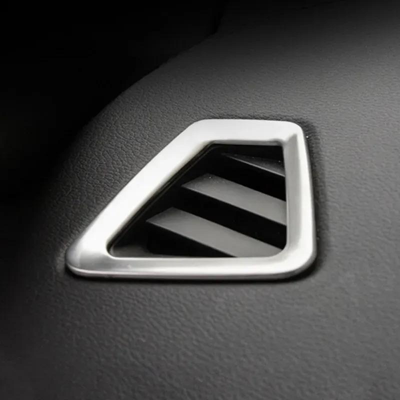 Stainless steel Car Dashboard Air Outlet Vent Frame Trim Cover Sticker For Volvo XC60 2018-   2024 2025 Accessories