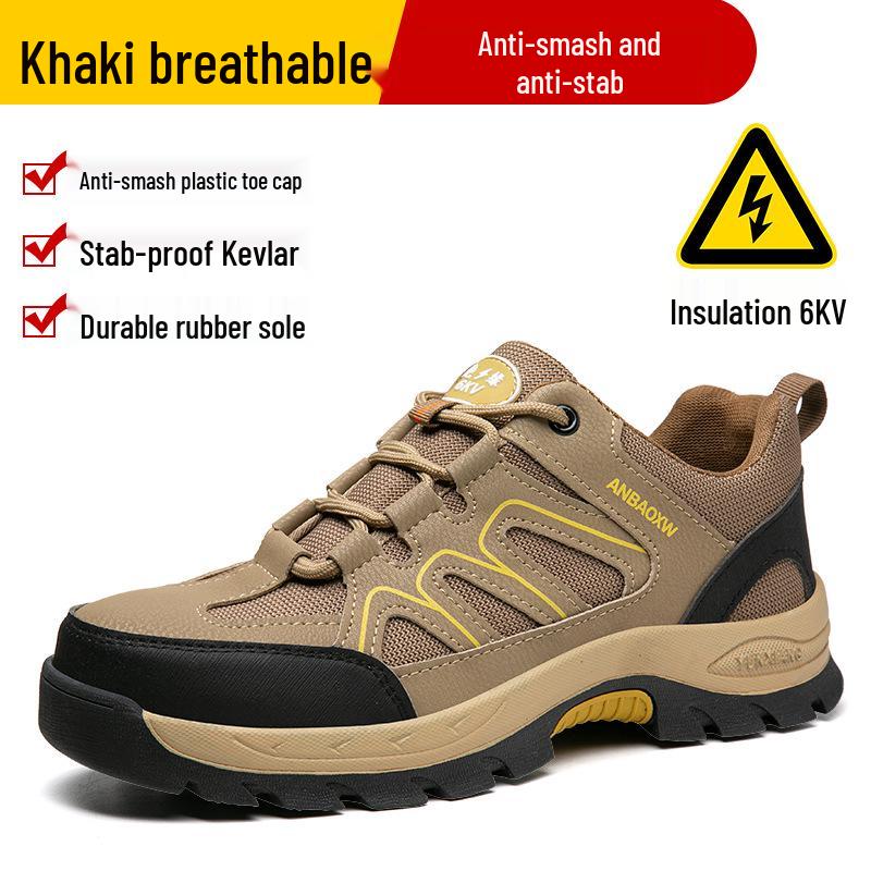 

Мужские защитные походные ботинки с защитой от ударов и проколов для длительного комфорта на открытом воздухе и в строительных условиях 40