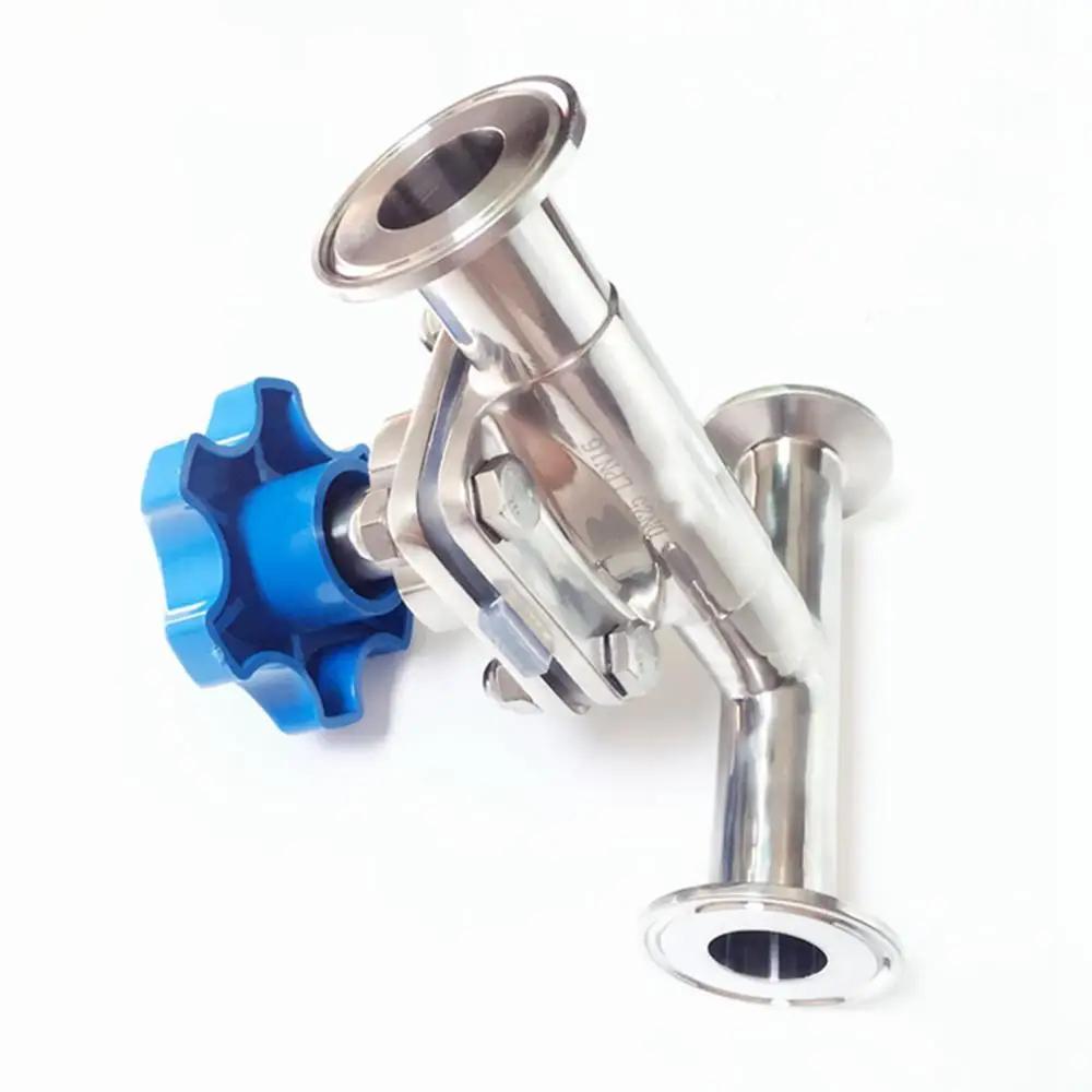 

DN15/20/25/32/40 x 1.5 Tri Clamp Tee 3 Ways 316L Stainless Steel Sanitary Tri Clamp Diaphragm Valve Brew beer Dairy Product DN15