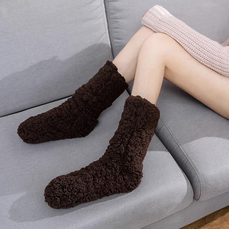 Cozy Fleece-Lined Thermal Socks for Winter Warmth