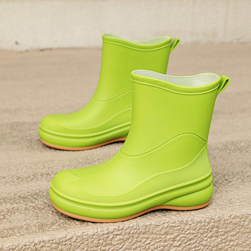 Women's Fashion Versatile Soft-soled Non-slip Rain Boots