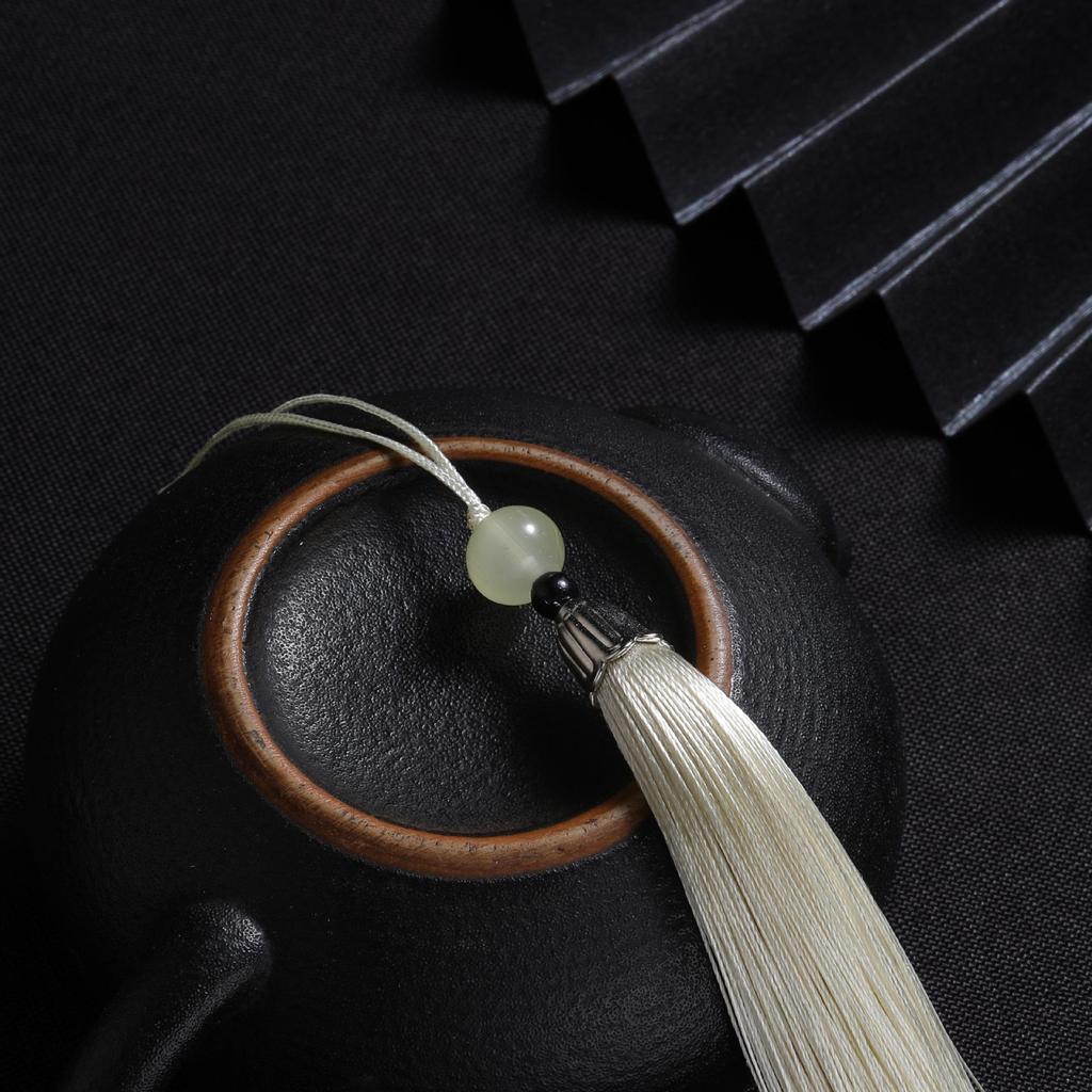 Exquisite Beaded Tassel Hanfu Bookmark & Sachet Pendant