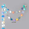 Laser Silver Moon Star Garland Banner Bedroom Wall Hanging Ornament Aldut Kids Birthday Party Decoration Banner Wedding Supplies