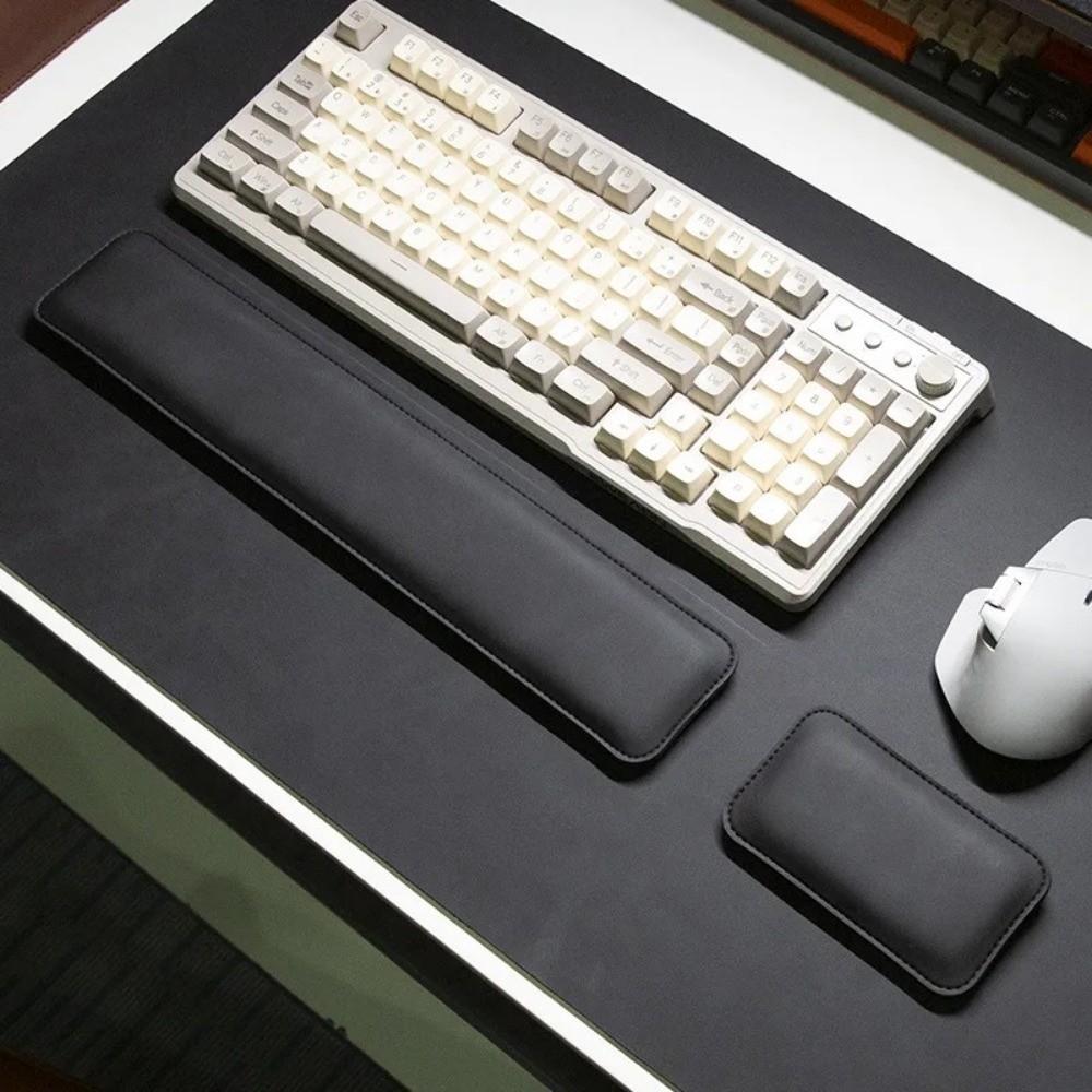 PU Desk Pad Non-slip Laptop Desk Mat Portable Large Mousepad Mouse Wrist Guard