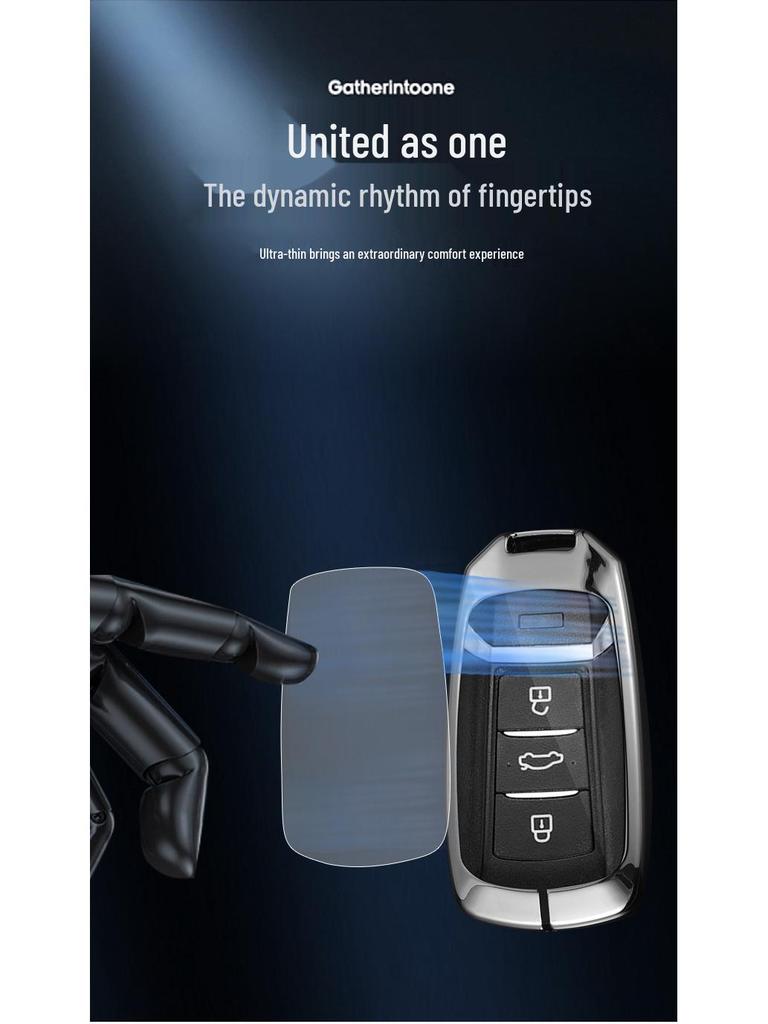 Dongfeng Fengshen Yixuan AX7 Key Case Mach Edition Anti-Drop Shell with Waist Hanging Bag and Buckle