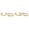 Valentino V Logo Signature Metal Earring goldUsed